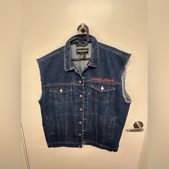 Mecca Jeans Jacket | Short Sleeve | size Medium | men or women - Picture 4 of 10